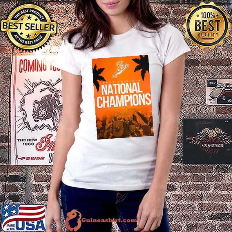 Norfolk Tides Triple A National Championship On Field Shirt