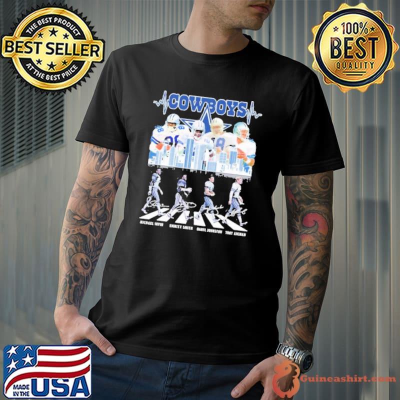 Cowboys City sport team abbey road signatures shirt