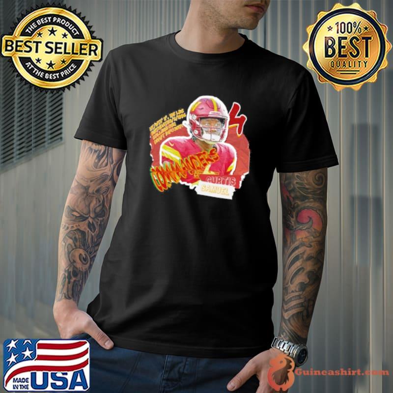 Curtis Samuel Football Paper Washington Commanders Shirt
