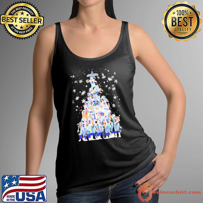 Dallas Cowboys Players Christmas Tree Gift Shirt Tank Top