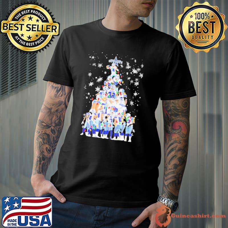 Dallas Cowboys Players Christmas Tree Gift Shirt