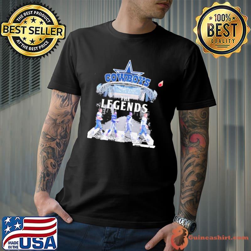 dallas Cowboys thank you for the memories the legends on the road signatures shirt