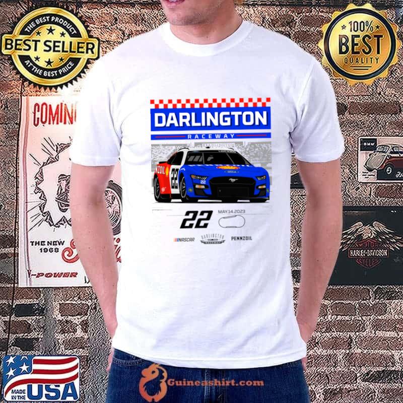Darlington Raceway Joey Logano Throwback Nascar T-Shirt