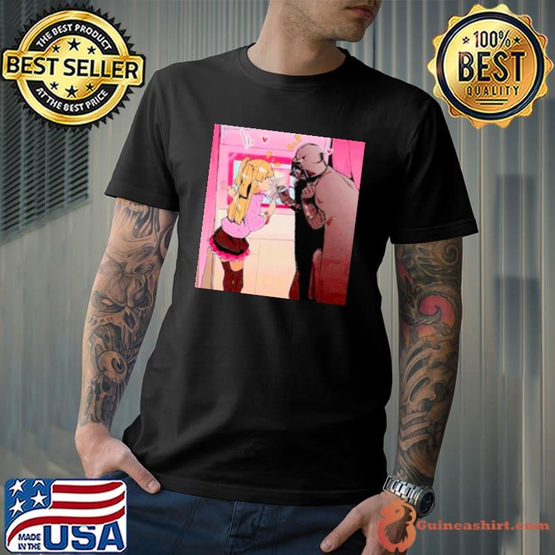 Darth Vader and cute girl anime shirt