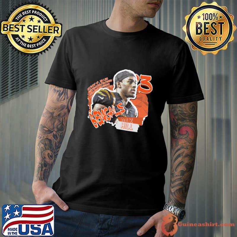 Dax Hill American football safety for the Cincinnati Bengals T-Shirt