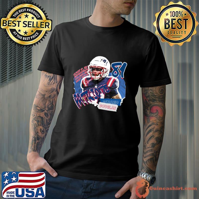 Demario Douglas American football wide receiver Paper Poster Patriots T-Shirt