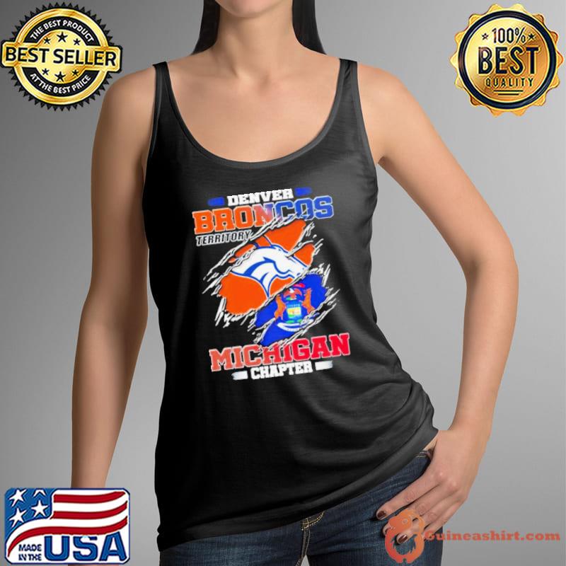 Denver Broncos Territory Michigan Chapter Shirt Tank Top