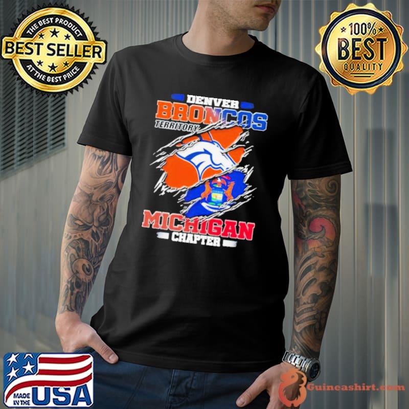 Denver Broncos Territory Michigan Chapter Shirt
