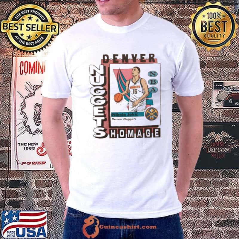 Denver Nuggets Trading Card Nikola Jokic NBA Player shirt