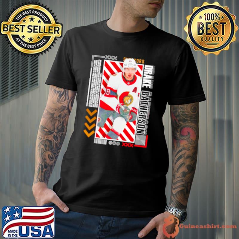 Drake Batherson Hockey Paper Poster Senators shirt