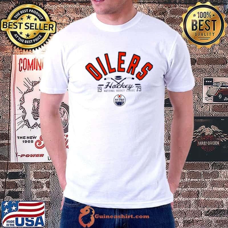 Edmonton Oilers Half Puck National Hockey League 1979 Shirt