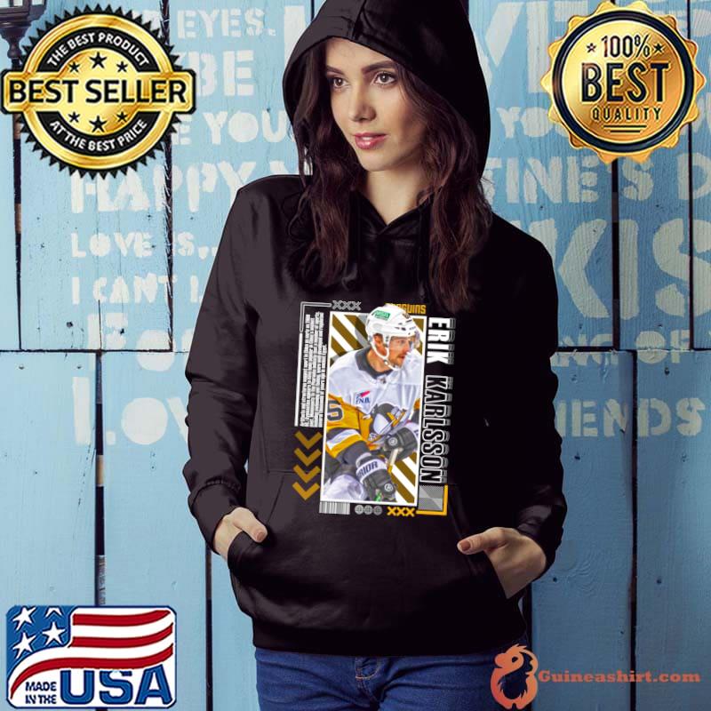 Erik Karlsson Swedish professional ice hockey defenceman for the Pittsburgh Penguins T-Shirt Hoodie