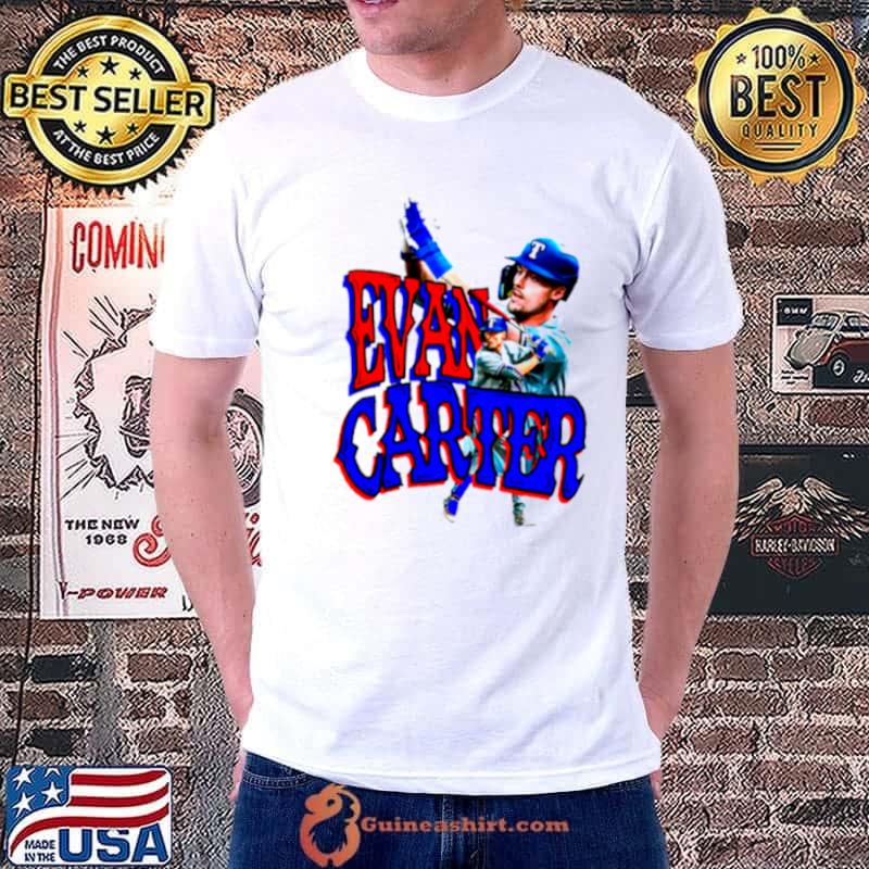 Evan Carter Texas Rangers shirt