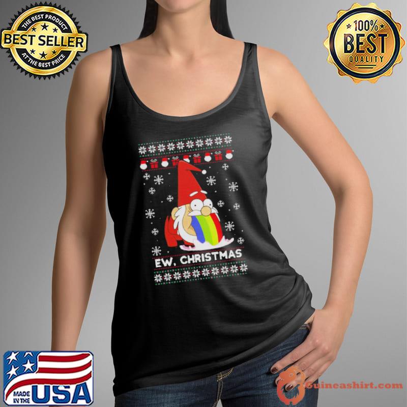 Ew Christmas Kawaii Santa Claus s Tank Top