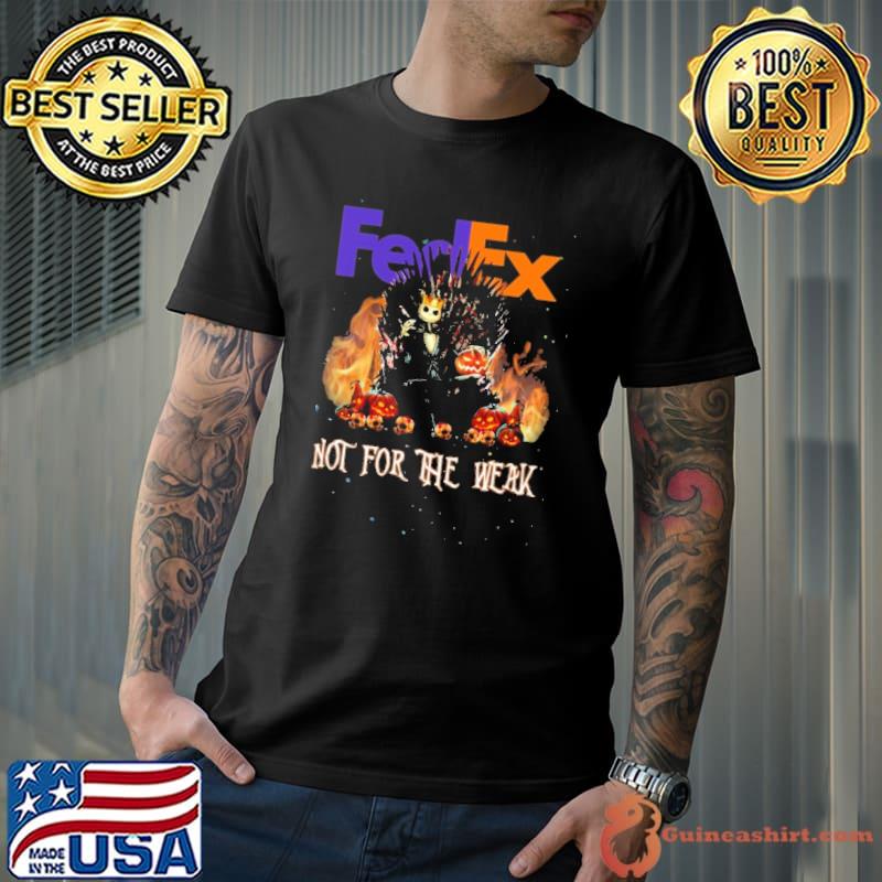 Fedex not for the weak jack skellington halloween shirt