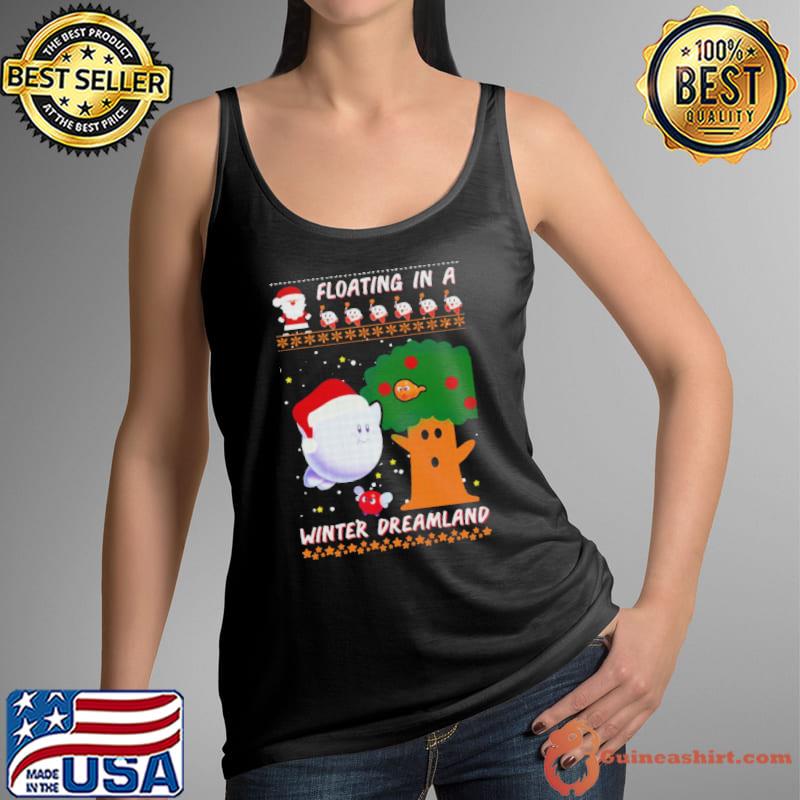 Floating In A Winter Dreamland Funny s Tank Top