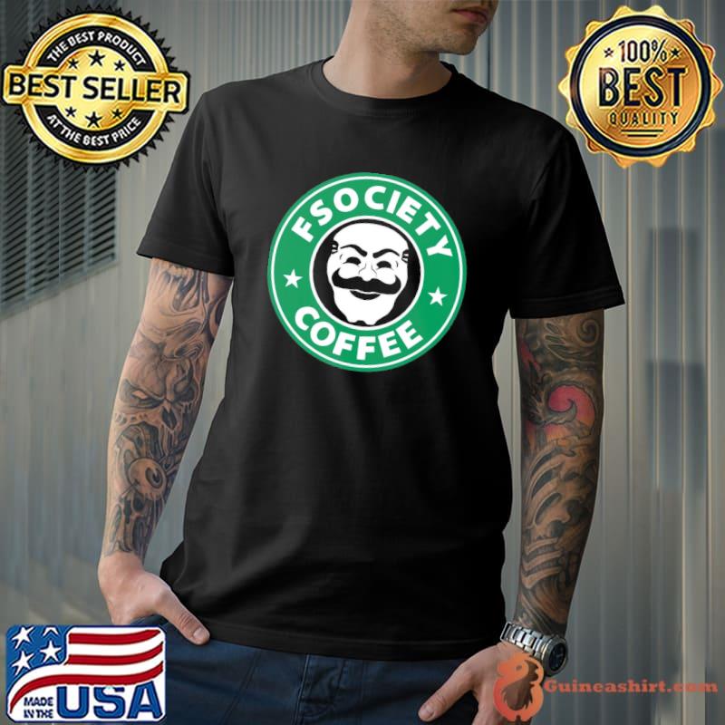 Fsociety Coffee Animated Shirt