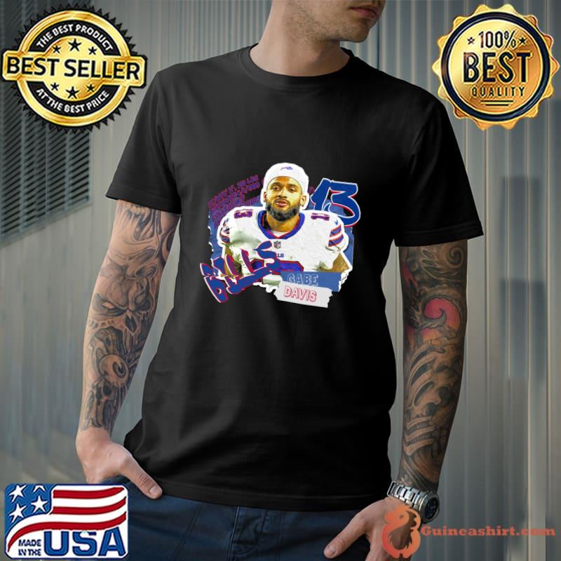 Gabe Davis American football wide receiver for Bills T-Shirt