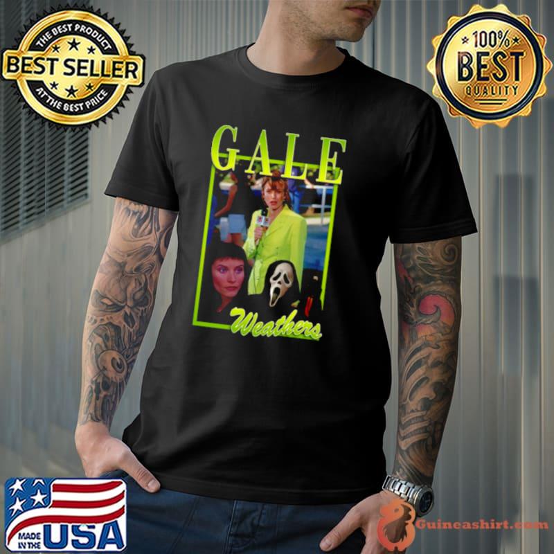 Gale Weathers Scream Lime Green Tribute shirt