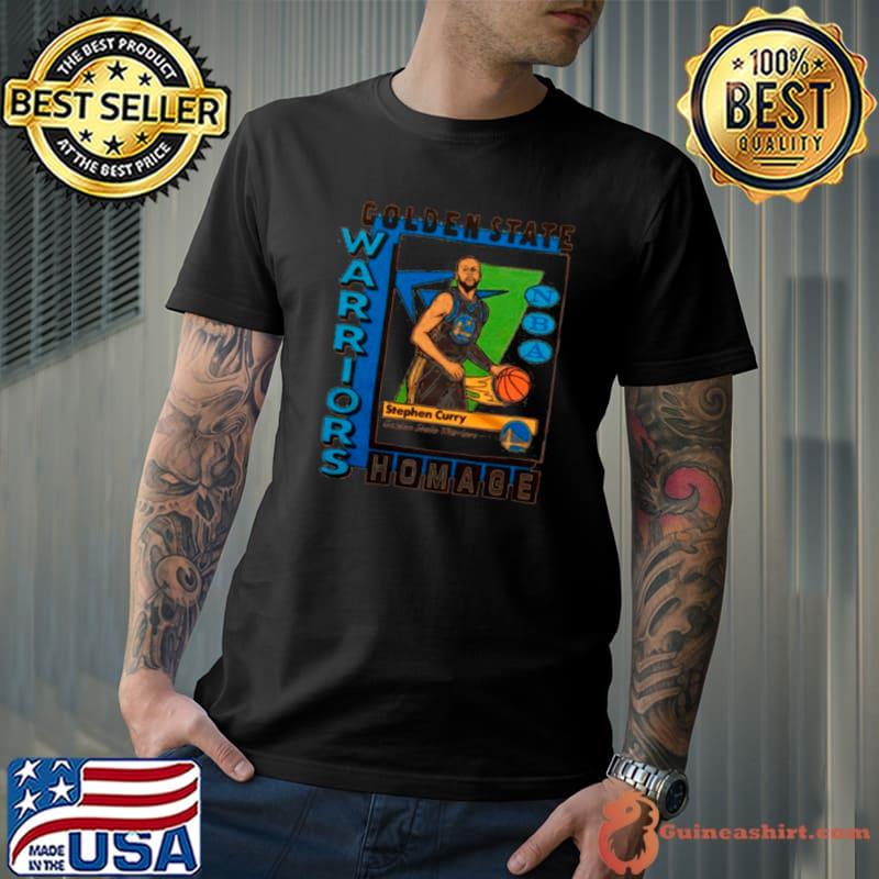 Golden State Warriors Trading Card Stephen Curry NBA Player shirt