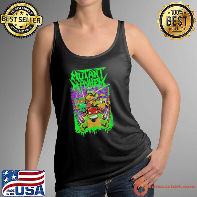 Green Mutation Ninja Turles Shirt Tank Top