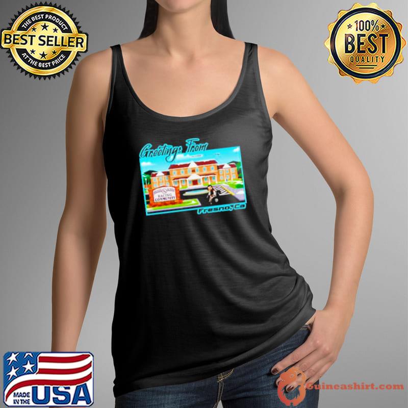 Greetings from Fresno Ca old Guys Rule 41 s Tank Top