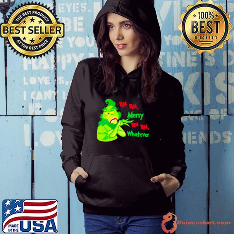 Grinchmas funny Merry whatever retro s Hoodie