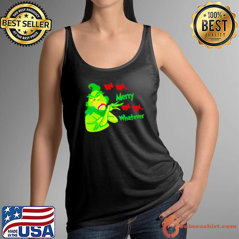 Grinchmas funny Merry whatever retro s Tank Top