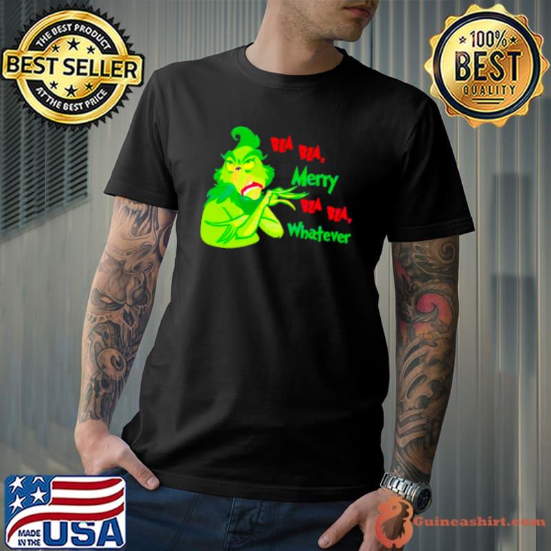 Grinchmas funny Merry whatever retro shirt