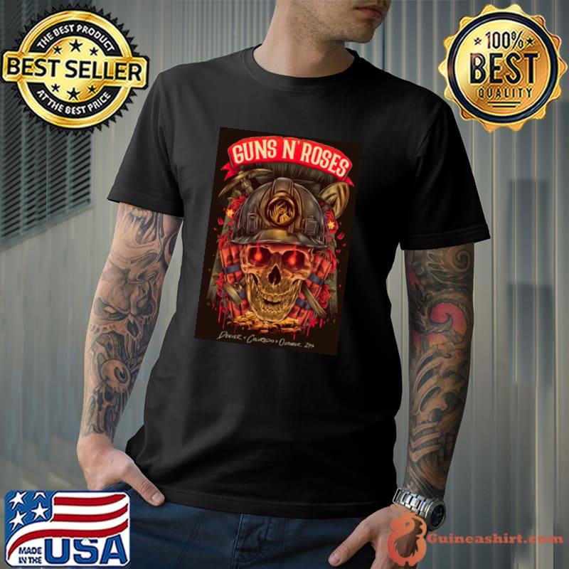 Guns N Roses Denver x Colorado x October 27th 2023 At Ball Arena North American Tour Shirt