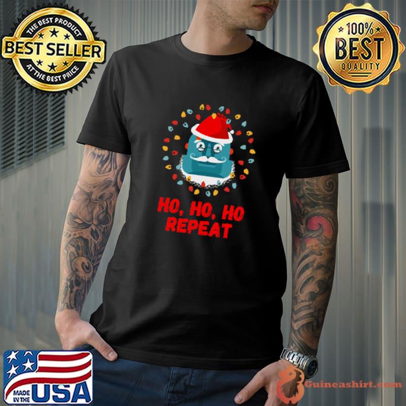 Ho Ho Ho Robot Santa Christmas shirt