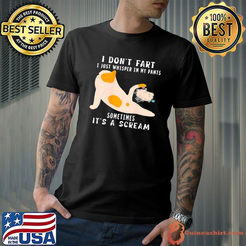 I Don't Fart I Just Whisper In My Pants Sometimes Cat shirt