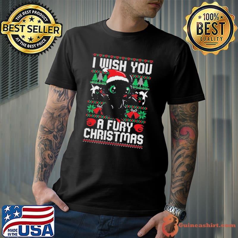 I Wish You A Fury Christmas Toothless Ugly Shirt