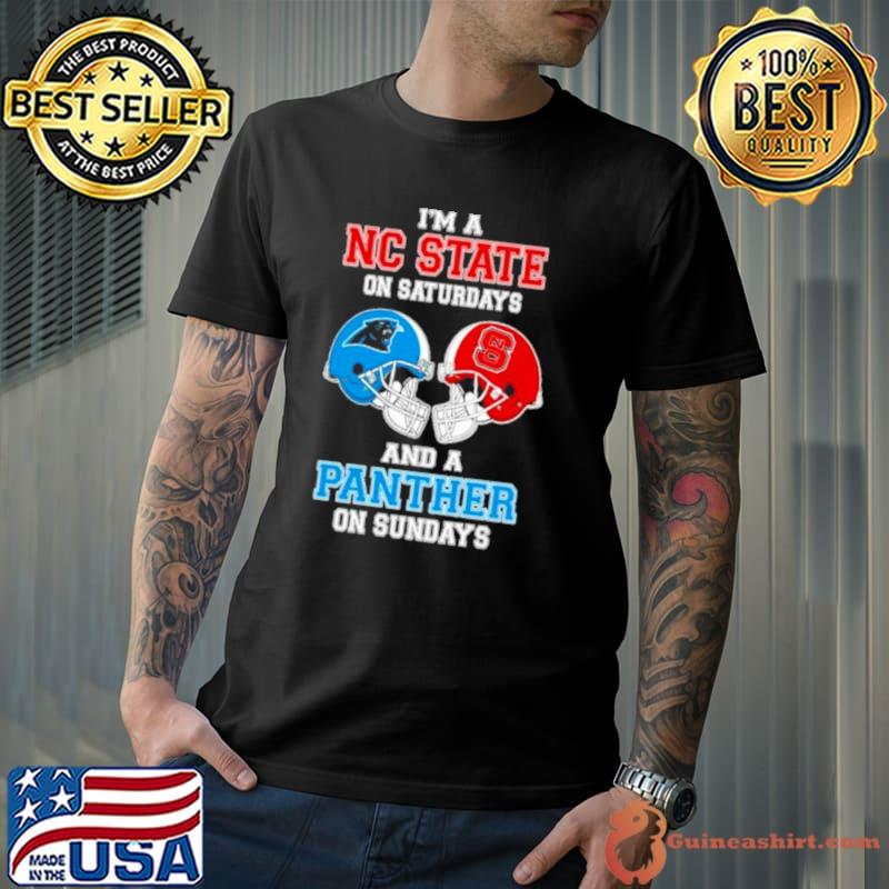 I’m A Nc State On Saturdays And A Panthers On Sundays Helmet 2023 Shirt