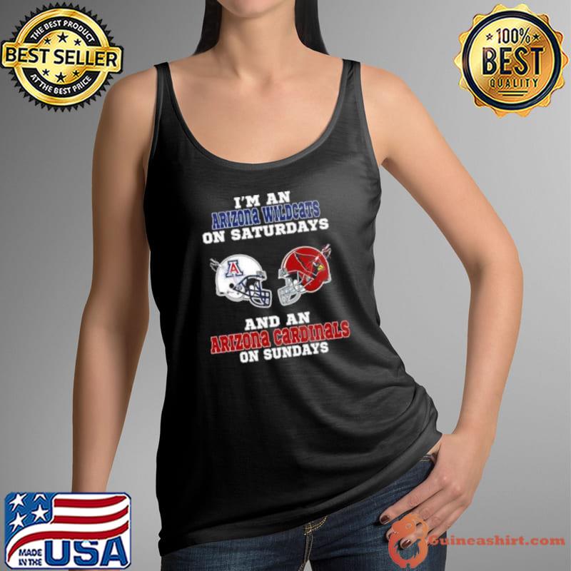 I’m An Arizona Wildcats On Saturdays And An Arizona Cardinals On Sundays 2023 s Tank Top
