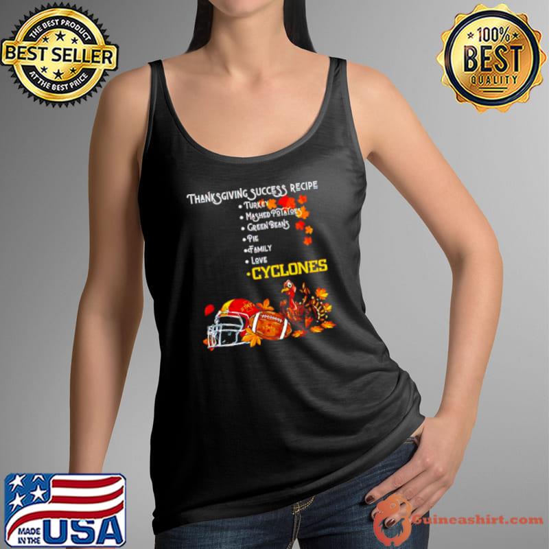 Iowa State Cyclones Thanksgiving success recipe s Tank Top