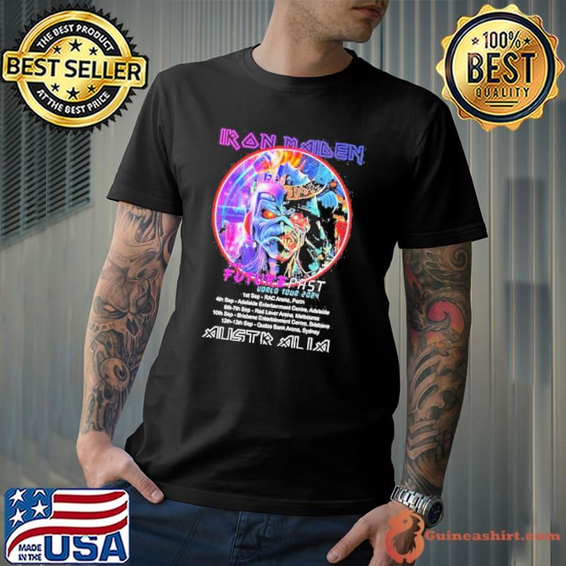 Iron Maiden The Future Past Tour Australia 2024 Shirt