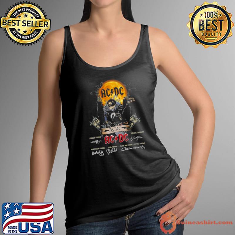 Jack skellington collab ac DC signature halloween s Tank Top