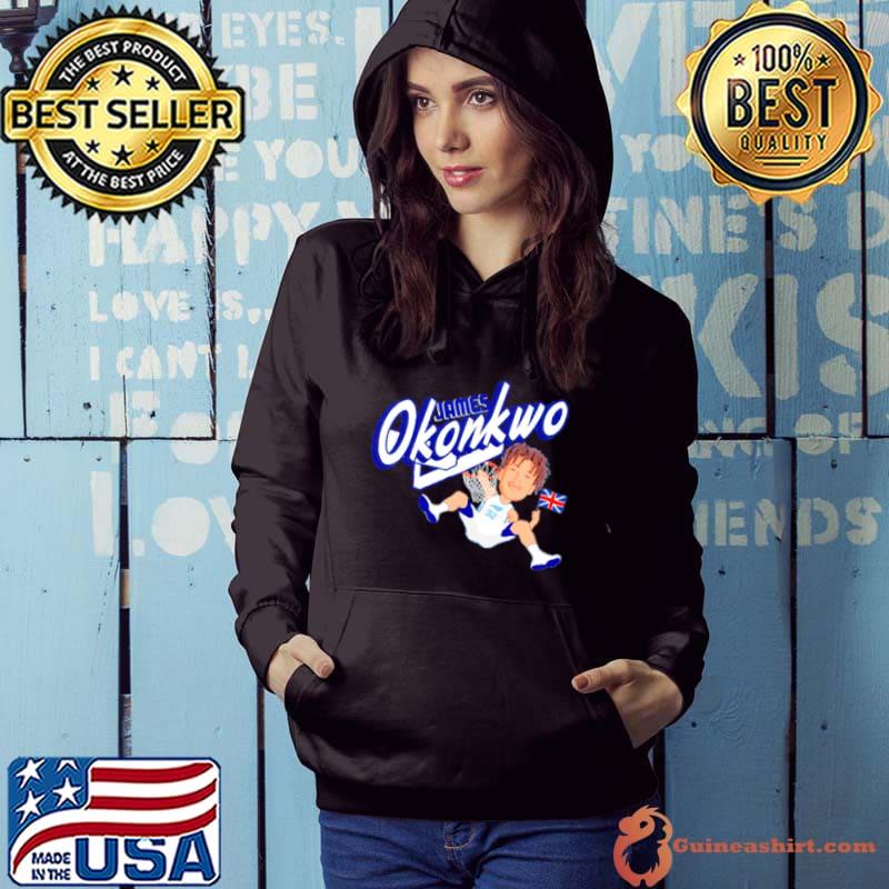 James Okonkwo North Carolina Tar Heels cartoon 2023 s Hoodie