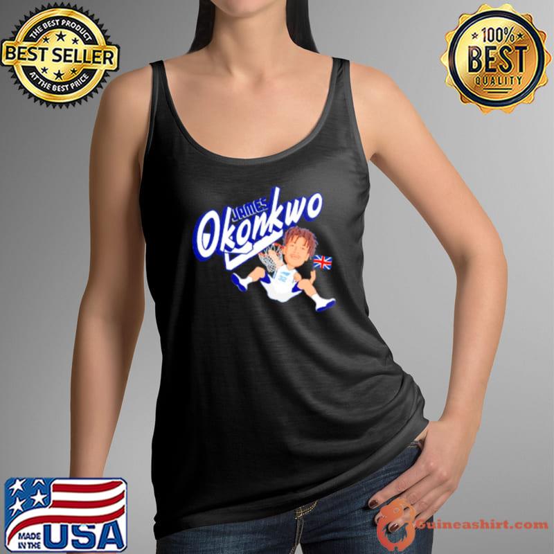 James Okonkwo North Carolina Tar Heels cartoon 2023 s Tank Top