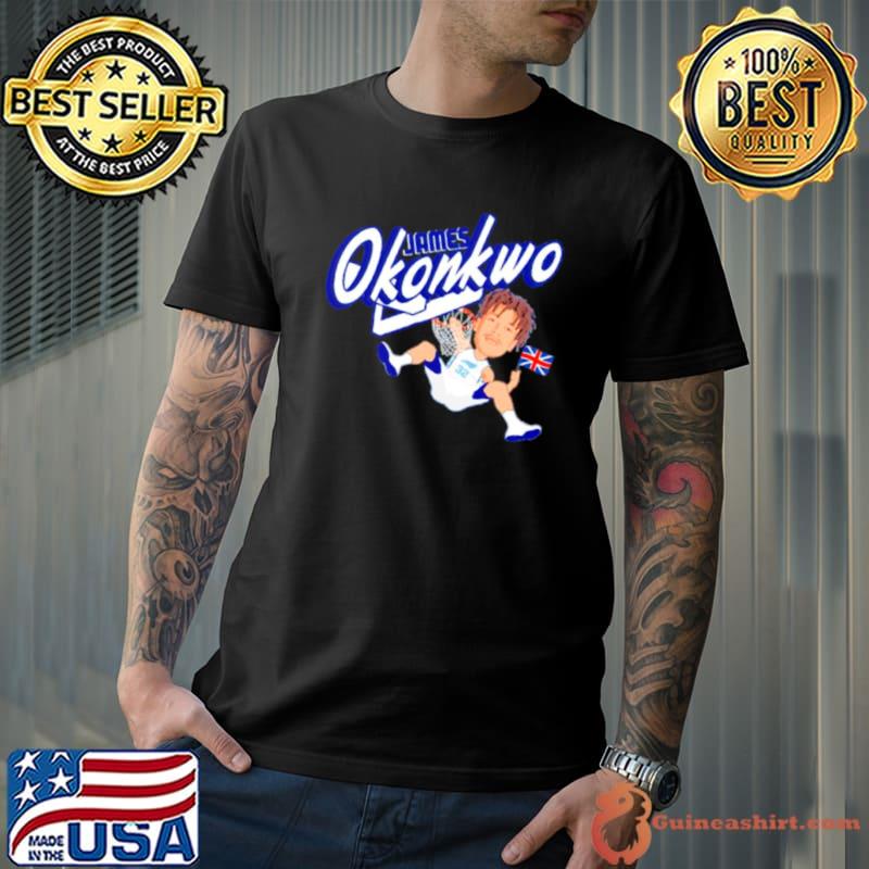 James Okonkwo North Carolina Tar Heels cartoon 2023 shirt
