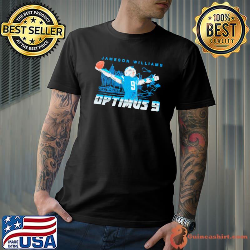 Jameson Williams Detroit Lions Optimus 9 shirt