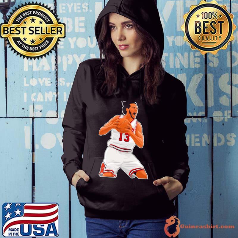 Joakim Noah 13 Celebrates Basketball Shirt Hoodie