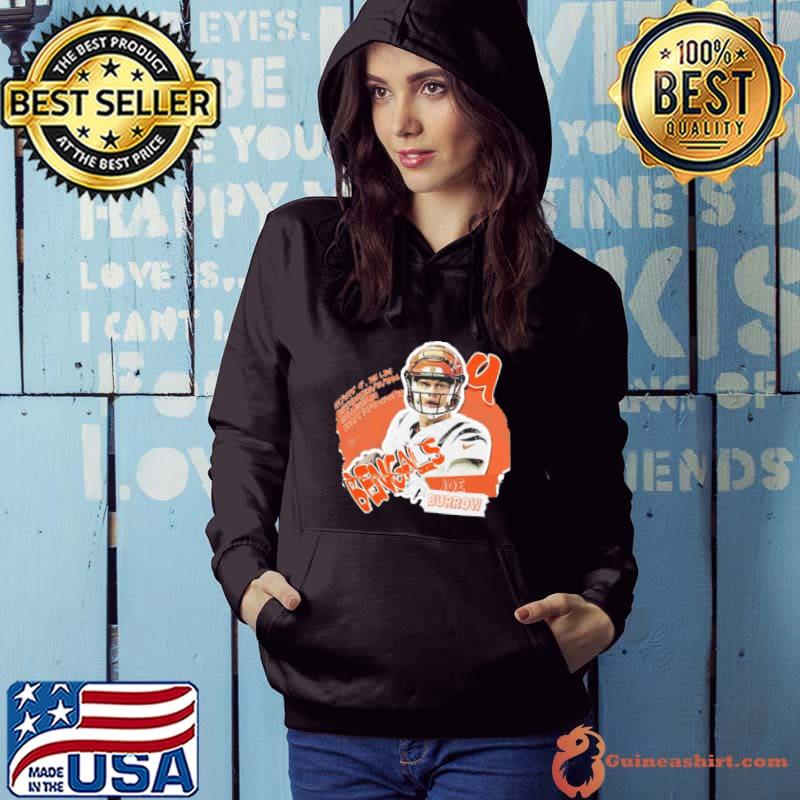 Joe Burrow Football Paper Cincinnati Bengals s Hoodie