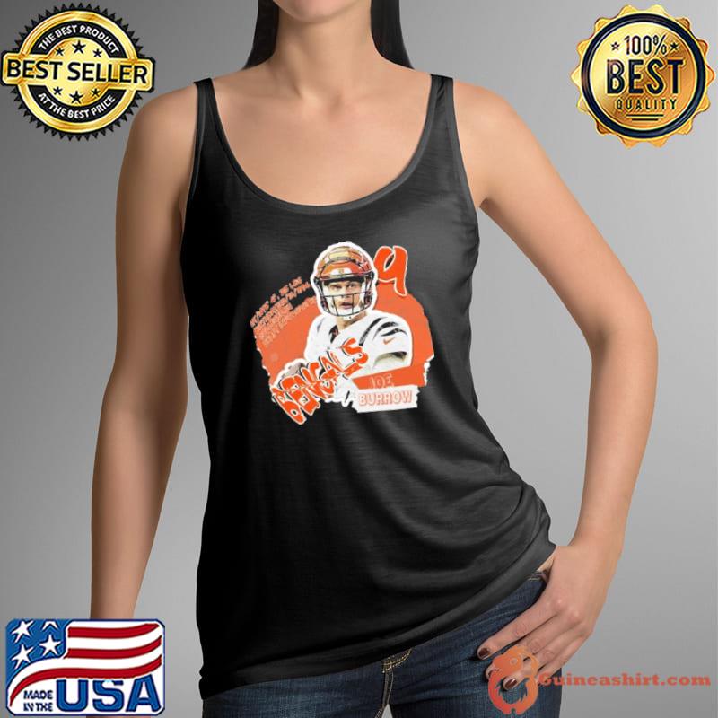 Joe Burrow Football Paper Cincinnati Bengals s Tank Top