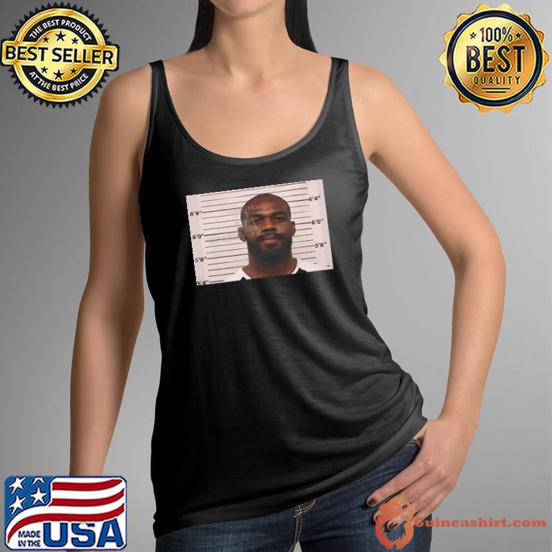Jon Bones Jones Mug Shot Tee Shirt Tank Top