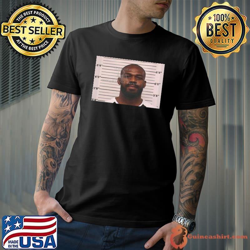 Jon Bones Jones Mug Shot Tee Shirt