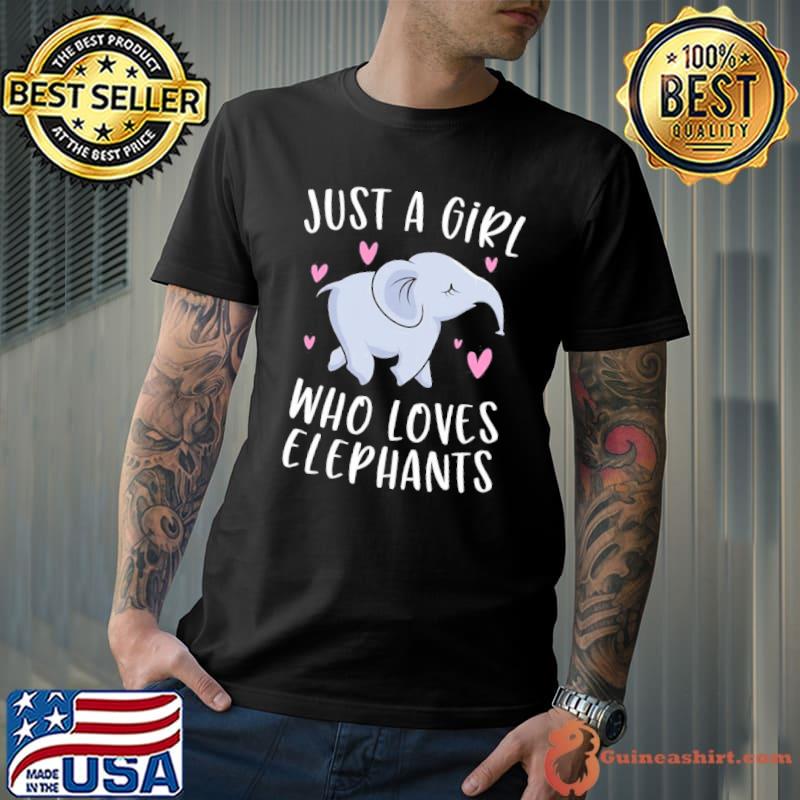 Just A Girl Who Loves Elephants Shirt