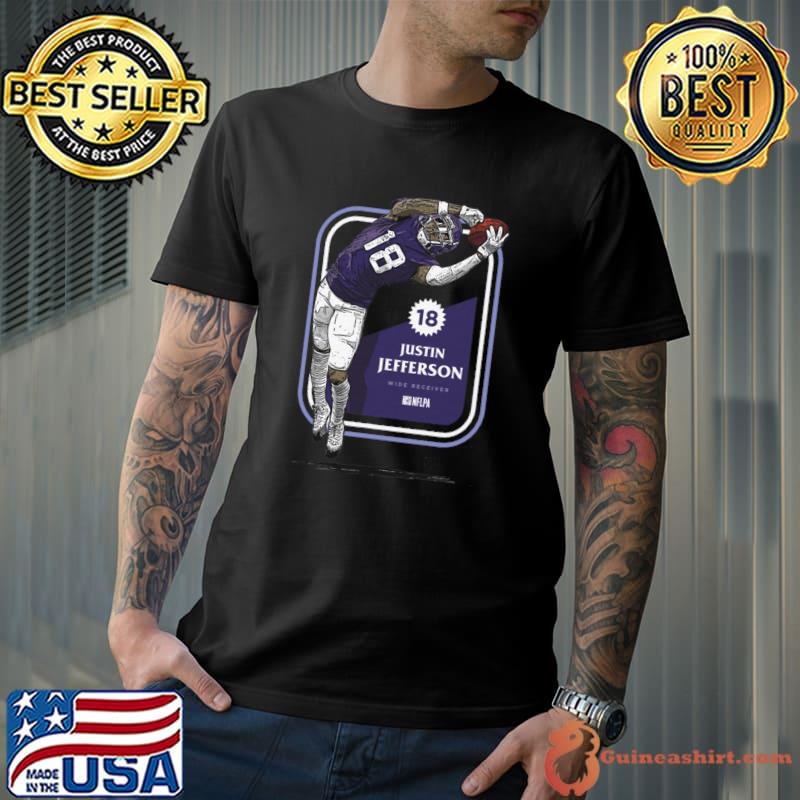 Justin Jefferson an American football wide receiver Minnesota Card T-Shirt