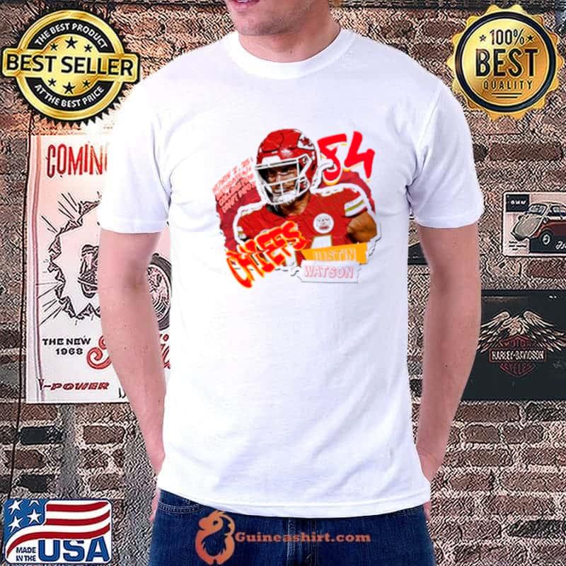 Justin Watson football Paper Poster Chiefs shirt